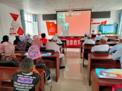 2022年“情暖夕阳健康行”项目执行二组走进平罗县灵沙乡统一村