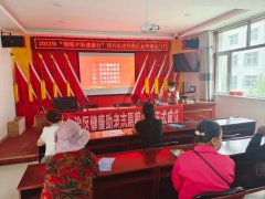 2022年“情暖夕阳健康行”项目执行一组走进吴忠市利通区金积镇北门村
