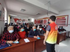 2022年“情暖夕阳健康行”项目执行二组走进吴忠市红寺堡区红寺堡镇红海村