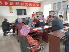 2022年“情暖夕阳健康行”项目执行二组走进平罗县灵沙乡胜利村