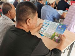 2022年“情暖夕阳健康行”项目执行一组走进平罗县渠口乡分水闸村