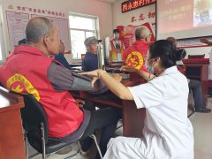 2022年“情暖夕阳健康行”项目执行一组走进平罗县头闸镇西永惠村