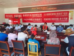 2022年“情暖夕阳健康行”项目执行三组走进固原市原州区官厅镇沙窝村