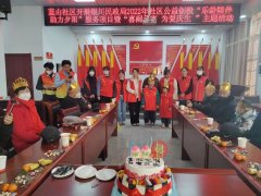 银川市民政局2022年社区公益创投项目（一标段）“乐龄陪伴 助力夕阳”关爱老人服务项目“喜闹元宵 为爱庆生”主题活动走进