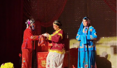 灵武市“乐龄陪伴”秦腔演艺队新春唱大戏