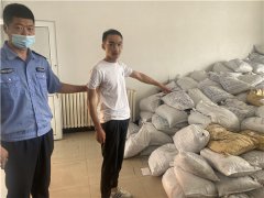 青岛胶州一小伙因合作不成心存不满 为泄愤半夜偷合作方下脚料