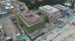 青岛市崂山区公共卫生中心项目主体结构封顶