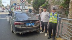 青岛市北交警假日执法不松懈，非法改装车“炸街”严查
