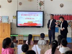 青岛莱西姜山镇【全环境立德树人】法制教育宣传走进幼儿园