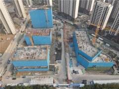 青岛西海岸新区西部城区一地标性建筑开工建设