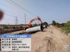 青岛莱西沽河街道加快工业园雨污水管网建设 以城市更新优化营商环境