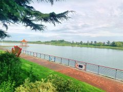 青岛胶州市铺集镇澄月湖景观“焕新颜”