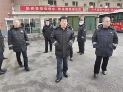 莱西交通发展公司总经理李德涛督导安全现场管理