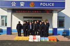 青岛莱西沽河街道开展“中国人民警察节”走访慰问活动
