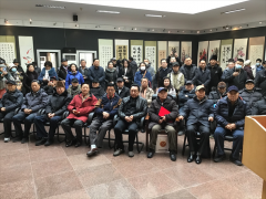 《老兵情怀-辞旧迎新书画展》在青岛出版艺术馆隆重开幕