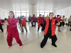 青岛胶州市胶东街道开展“太极拳培训进新村”活动