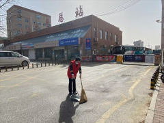 莱西交通发展公司环境卫生集中清理迎佳节