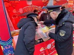 为糖球会食安护航 青岛市北区加强大鲍岛会场消费安全督导