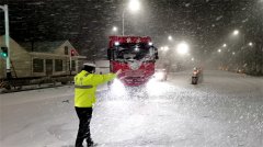 以雪为令！黄岛交警守护群众平安路