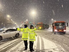 以雪为令！青岛城阳公安全力迎战本轮降雪低温冰冻天气