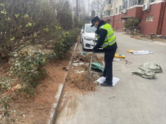青岛西海岸新区隐珠街道：整治小区乱堆乱放 优化居民生活环境