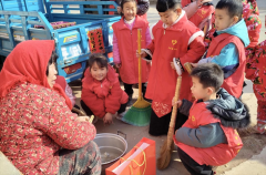 平度云山镇：少年暖夕阳，敬老扬新风