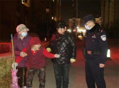 八旬老人走失街头，城阳河套派出所速送回！