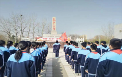 缅怀先烈爱国魂，丰碑壮举励青春     ------胶州市云溪中学清明祭英烈活动