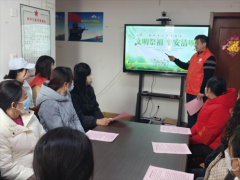 胶州市九龙街道党外知识分子联谊会开展清明倡导文明祭祀志愿活动