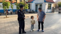 “老师说，有困难找警察叔叔！”胶州萌娃迷路来到派出所 民警一秒变“奶爸”