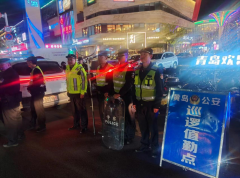 青岛西海岸新区隐珠街道：强化夜间巡查 守护市容秩序