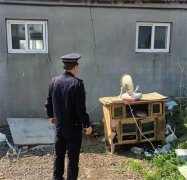 胶州市里岔镇开展“卫星锅”专项整治行动