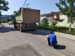 青岛崂山：严厉整治渣土车撒漏 聚力提升辖区市容秩序