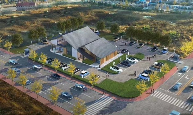 青岛西海岸交通投资集团首个绿色智慧停车场开工建设