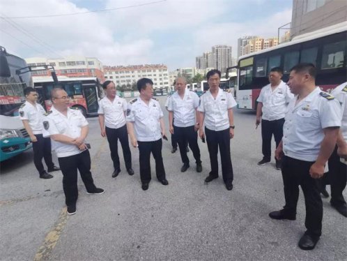 莱西交通发展公司党委节前到一线调研安全运行