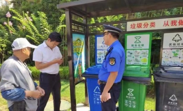 青岛市崂山区：开展垃圾分类检查 提升垃圾分类意识
