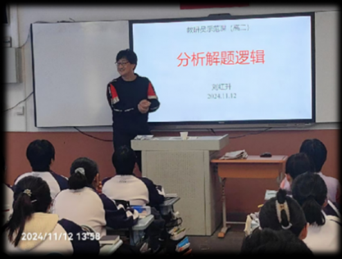 透视现象分析本质,强基培优示范引领——胶州市高中数学强基研讨与教研员示范展示课活动在实验中学举办