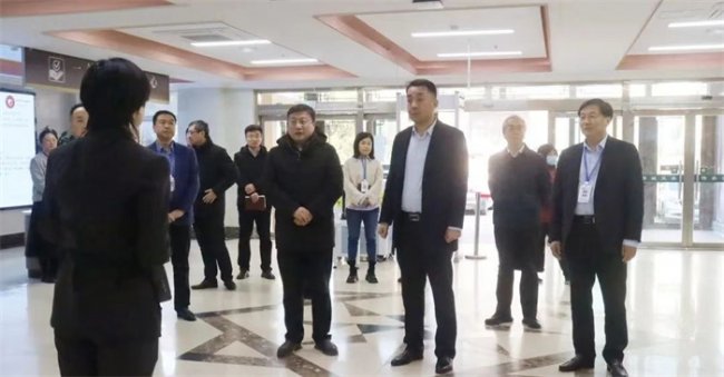 青岛市卫健委领导到胶州市中医医院调研指导工作