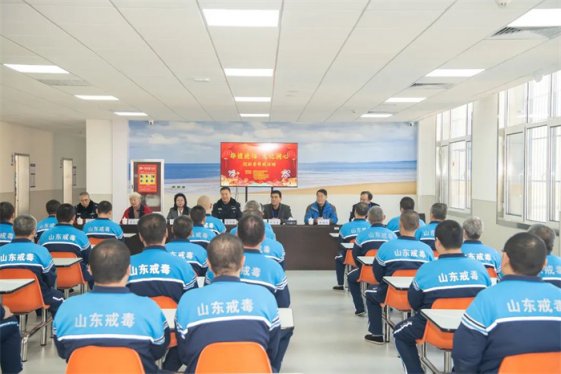 青岛市强制隔离戒毒所开展“非遗送福 文化润心”迎新春帮戒活动