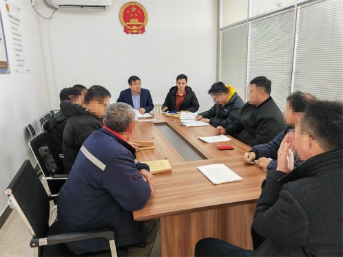 胶州市司法局铺集司法所开展社区矫正对象集中教育活动