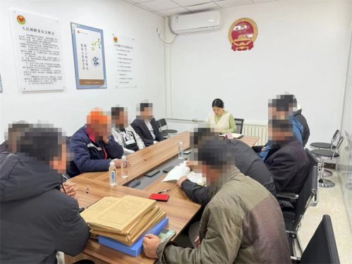 胶州市司法局铺集司法所开展社区矫正对象集中教育活动