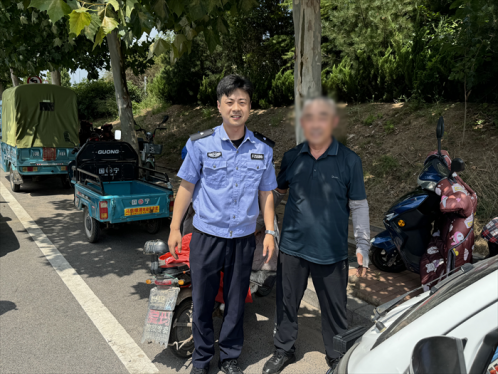 手机、背包、三轮车……急难事有胶州公安在您身边